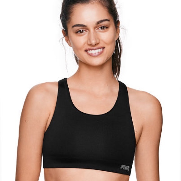 NWT VS PINK STRAPPY CROSS-BACK SPORTS BRA TOP - Picture 5 of 5